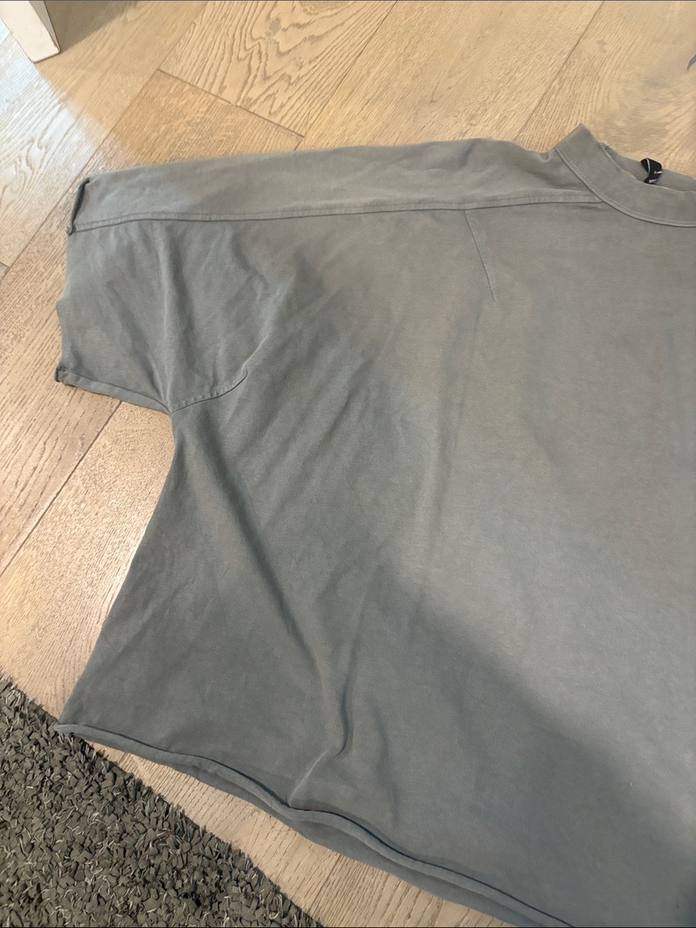 Entire Studios Heavy Boxy Tee- Medium Grey - Picture 4 of 15